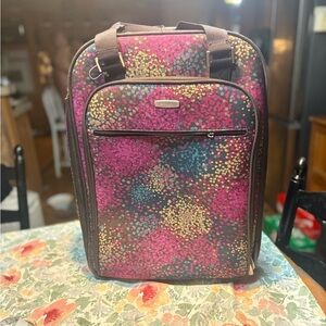 Embark Perennial Upright Luggage carry On 20” Suitcase wheels color handle